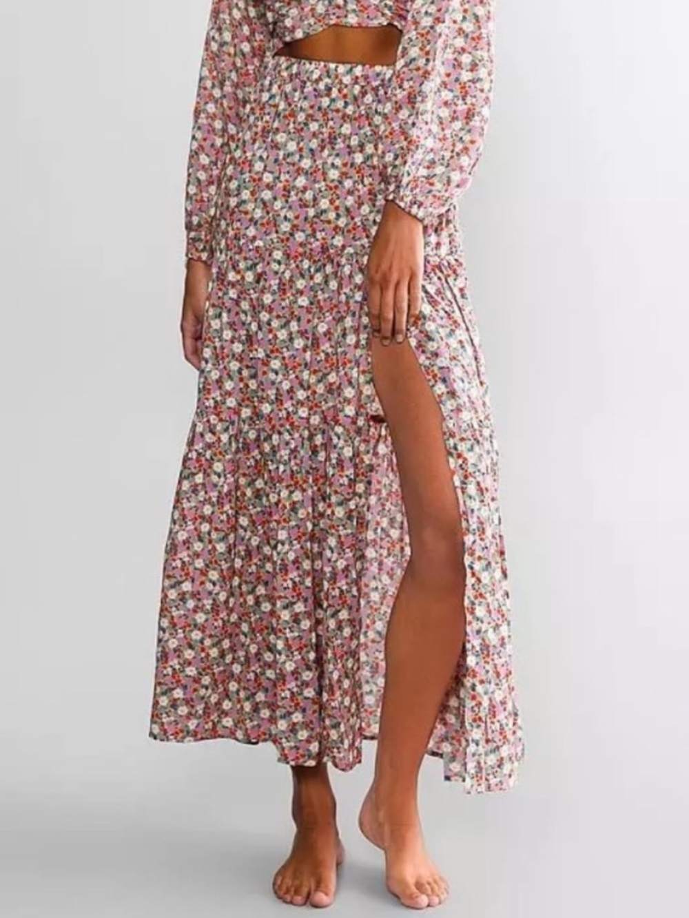 BILLABONG x SALTY BLONDE Free Love Skirt Floral Large NWT 167 - Picture 7 of 14